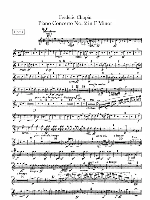 Horn 1, 2 (F, E♭)