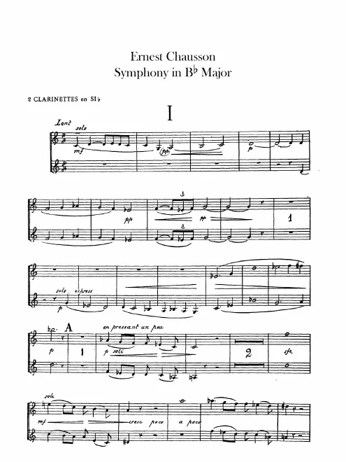 Clarinet 1/2, Bass Clarinet (B)