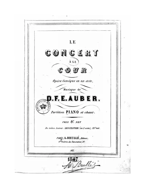 Preliminaries &mdash; Overture &mdash; Nos.1-5