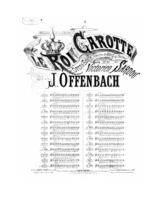 No.6, Duettino de la boule: "Quand cette vieille" (Act I, No.6)
