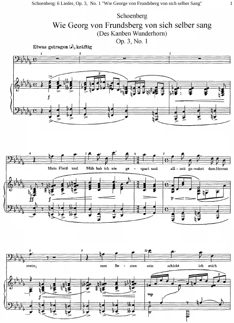 1. Wie George von Frundsberg von sich selber Sang