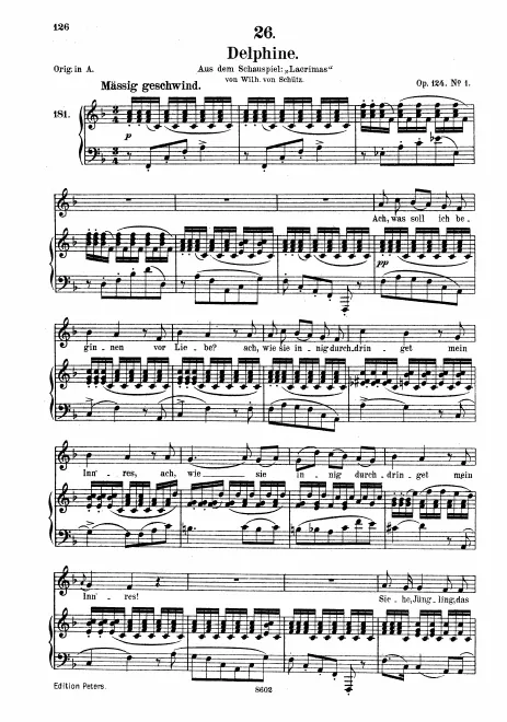 Complete Score (Medium Voice, transposed to F major)