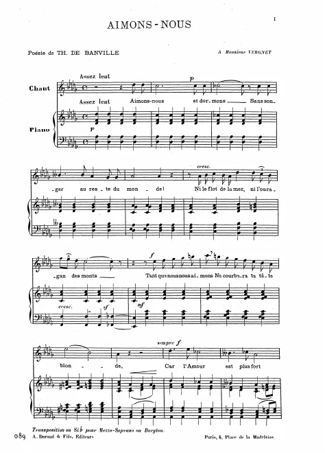 Complete Score (D♭ major)