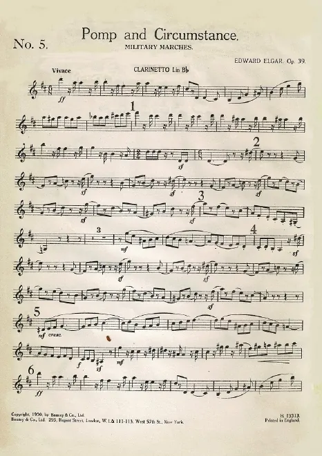 Clarinet 1, 2 (B♭), Bass Clarinet (B♭)
