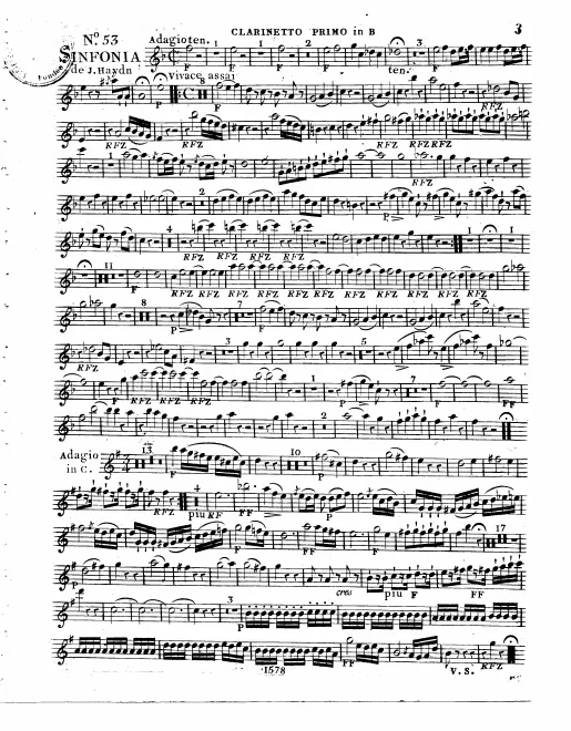 Clarinet 1, 2 (B♭)