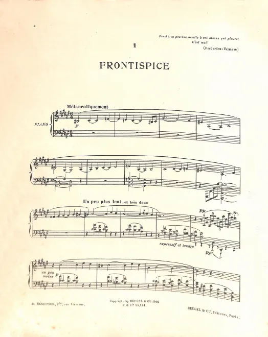1. Frontispice