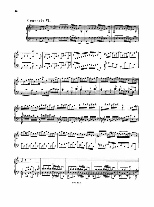 6. Concerto in C major, BWV 977