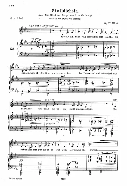 Complete Score (low key, E♭ major)