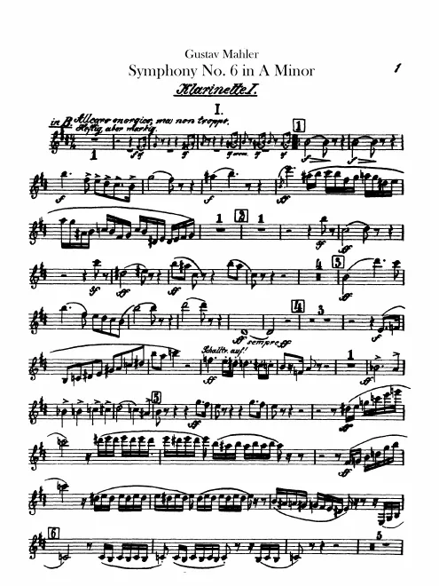 Clarinet 1 (B♭/A)