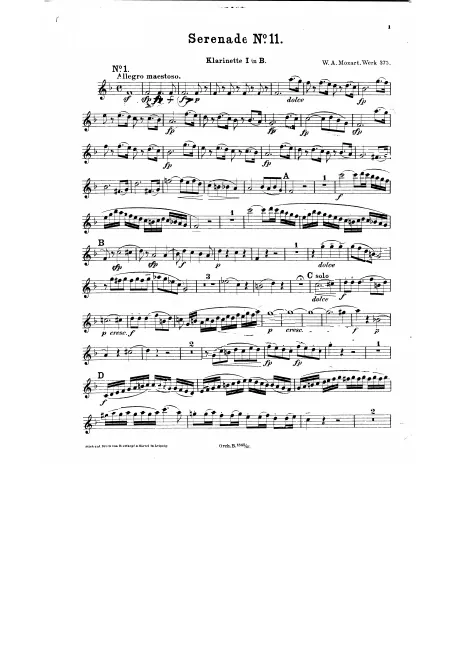 Clarinet 1 (B♭)
