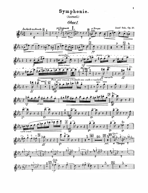 Oboe 1, 2, English Horn