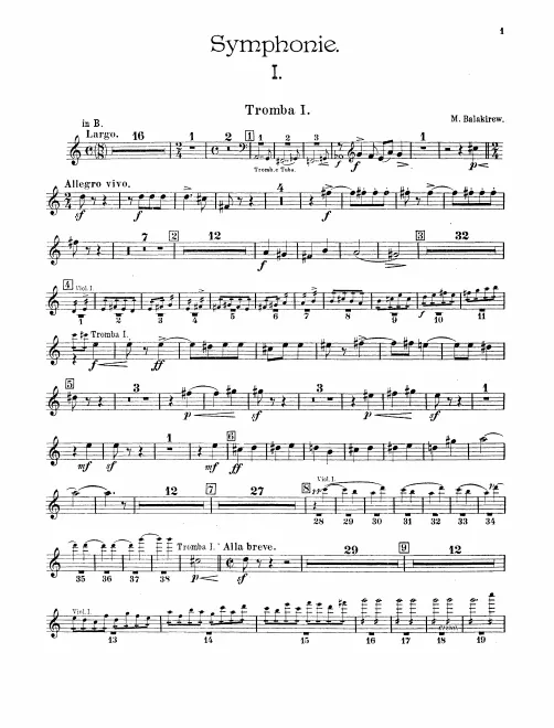 Trumpet 1, 2 (A/B♭)