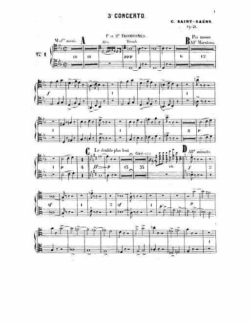 Trombone 1/2, 3