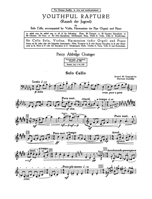 Solo Cello