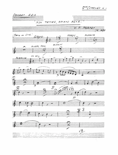 Clarinet 2 (A/B♭)