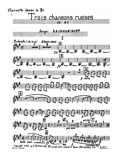 Bass Clarinet (B♭)