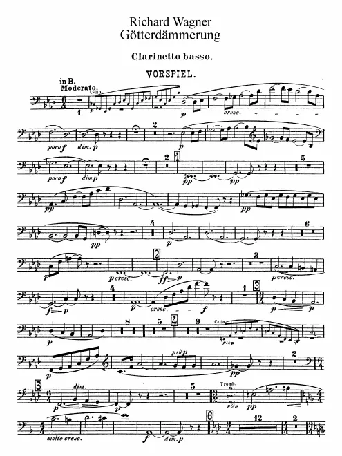 Bass Clarinet (B♭/A)