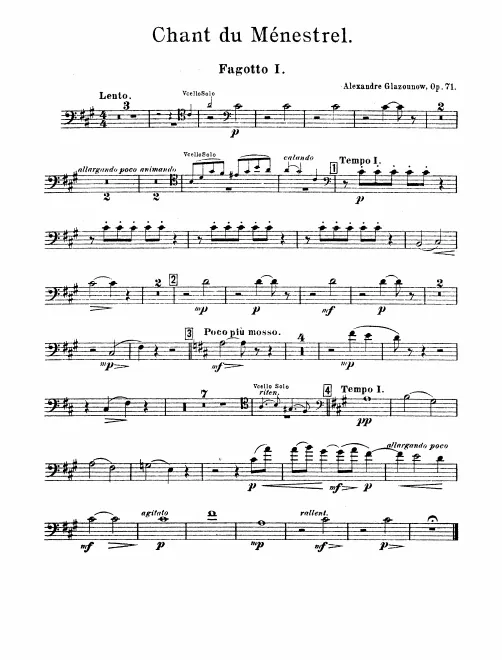 Bassoon 1, 2