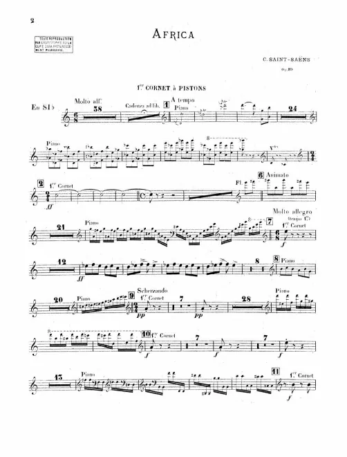 Cornet 1, 2 (B♭)