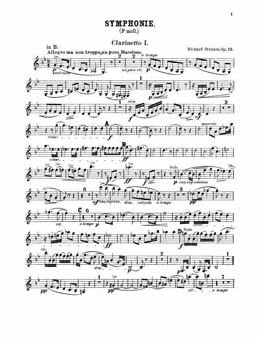 Clarinet 1, 2 (B♭)