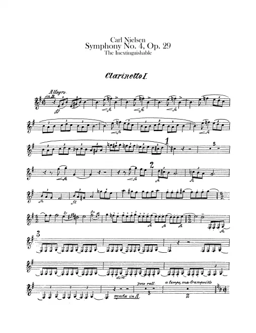 Clarinet 1, 2, 3 (B♭)
