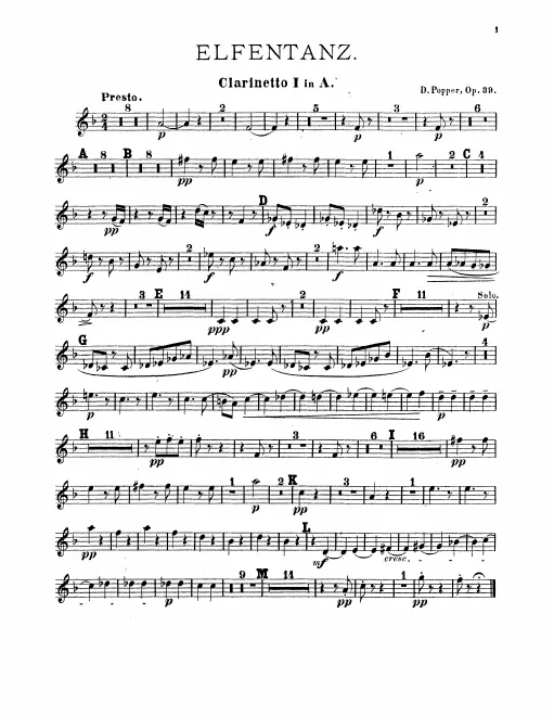 Clarinet 1, 2 (A)