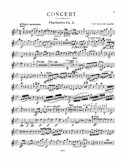 Clarinet 1 (A)