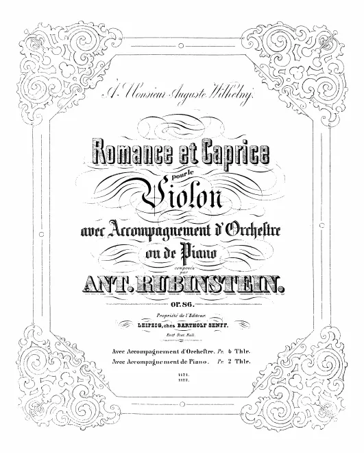 Solo Violin Part