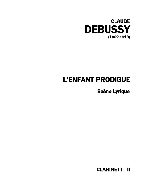 Clarinet 1/2 (A)