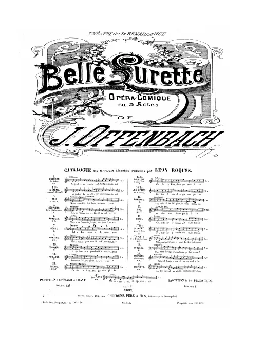 No.5, Rondeau: "Chez une baronne" (Act I, No.5)