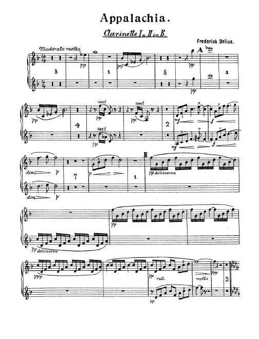 Clarinet 1/2 (B♭), E♭ Clarinet, Bass Clarinet (B♭)