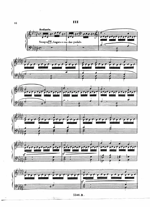 3. Andante in G♭ major