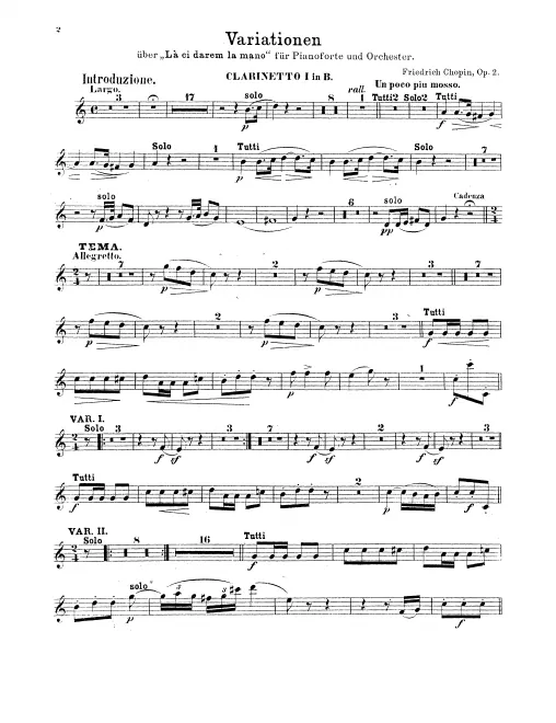 Clarinet 1, 2 (B♭)