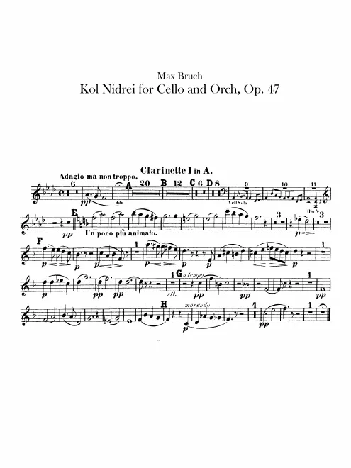 Clarinet 1, 2 (A)