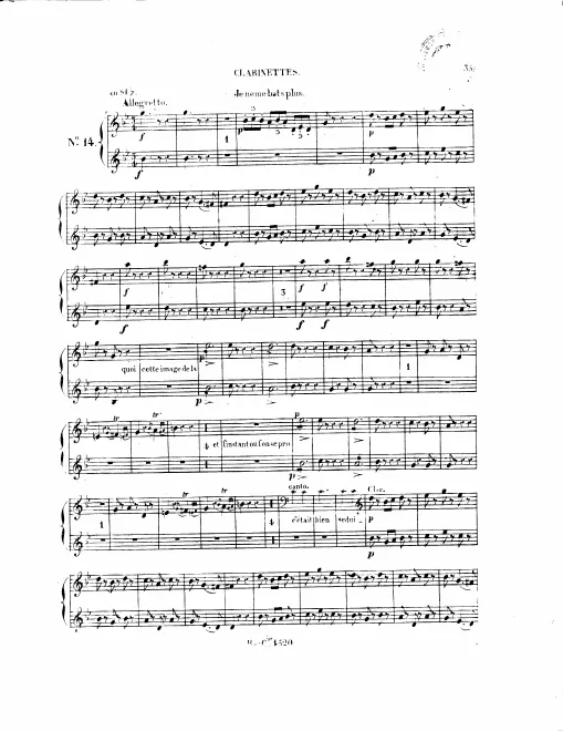 Clarinet 1/2 (B♭)