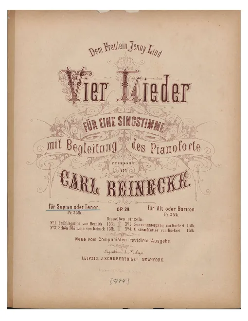 1. Frühlingslied.