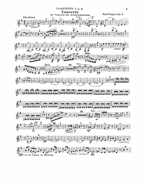 Clarinet 1, 2 (B♭/A)