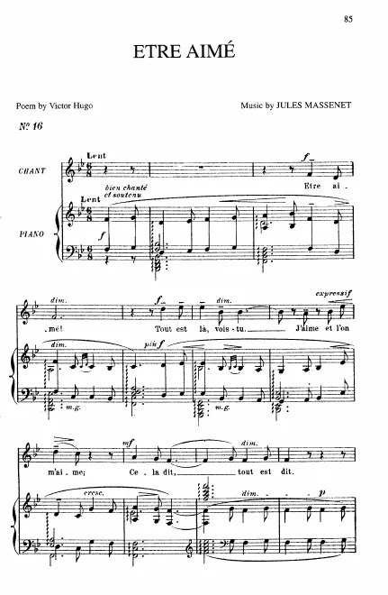 Complete Score (B Major: medium voice and piano)