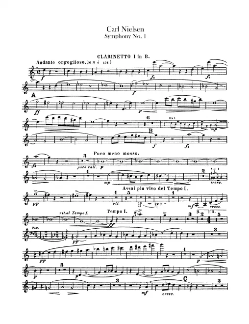 Clarinet 1, 2 (B)