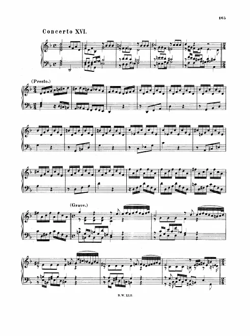 16. Concerto in D minor, BWV 987