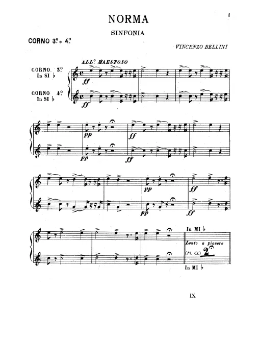 Horn 3/4