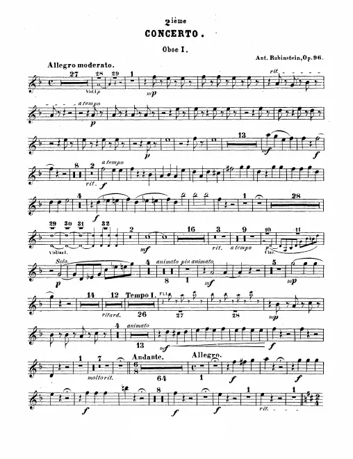 Oboe 1, 2