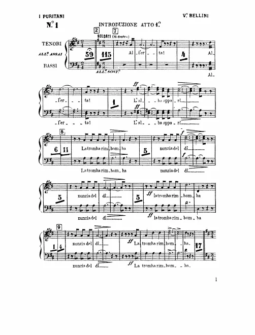 Tenors/Basses