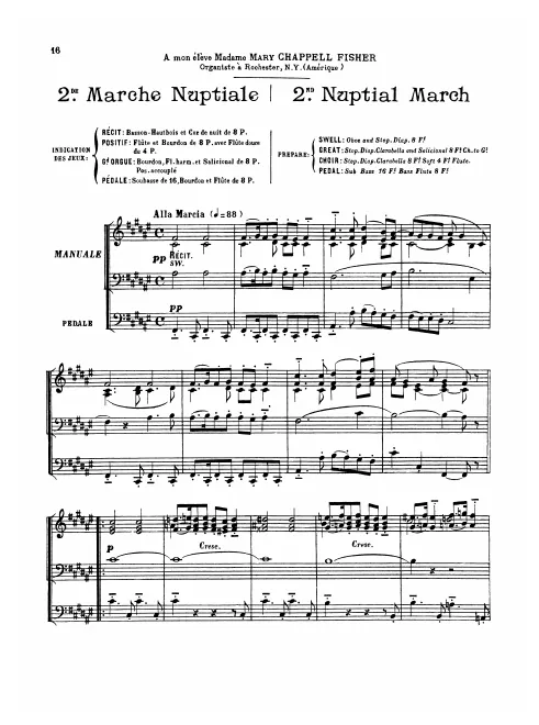 5. Deuxième Marche Nuptiale