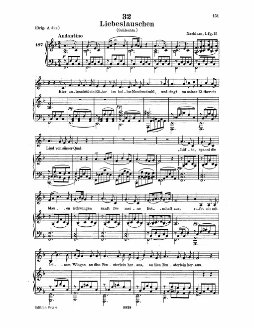 Complete Score (Low Voice, transposed to F major)