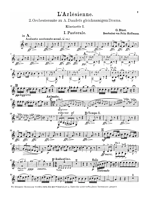 Clarinet 1 (A/B♭)