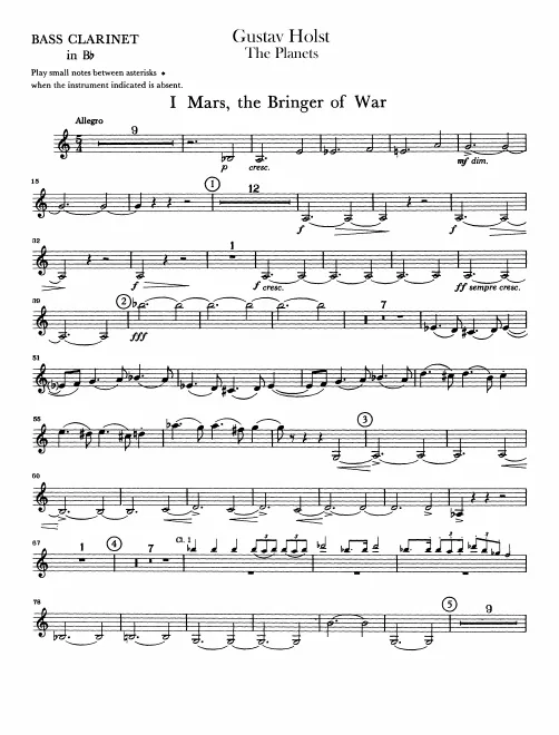 Bass Clarinet (B♭)