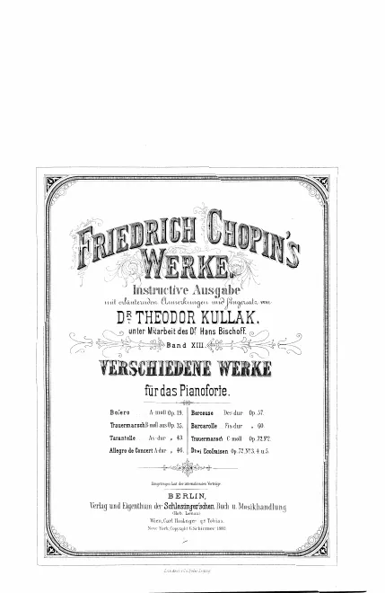 13. Various Works