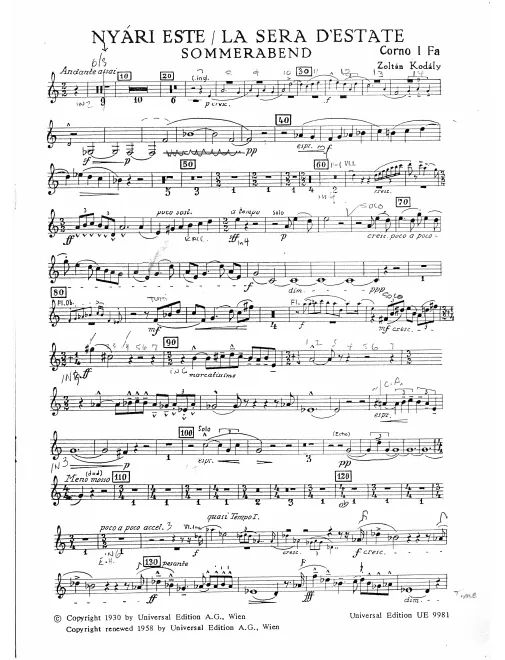 Horn 1 (F)