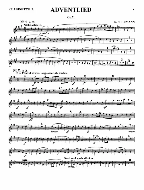 Clarinet 1, 2 (B♭)